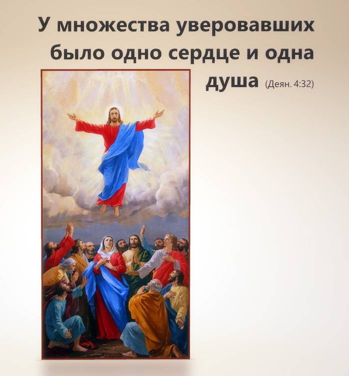 У множества уверовавших было одно сердце и одна душа
