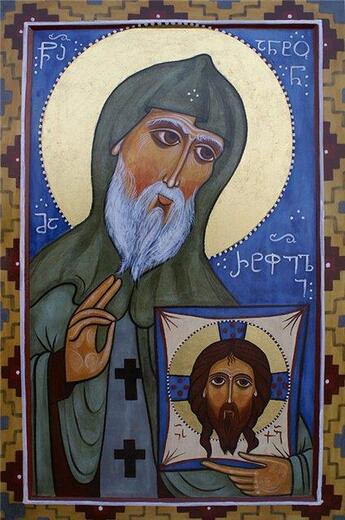 Икона: Антоний Марткопский, Иверский, столпник