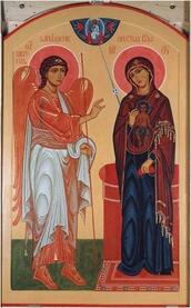 Икона Богородицы Благовещение Устюжское
