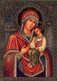 Икона Богородицы Казанская Песчанская