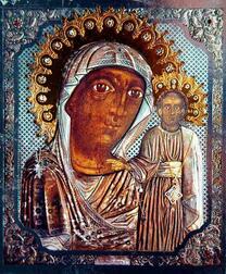 Икона Богородицы Казанская Чимеевская