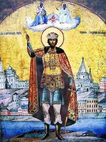Икона: Георгий (Юрий) Всеволодович, Владимирский