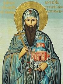 Преподобный Лука Елладский, отшельник