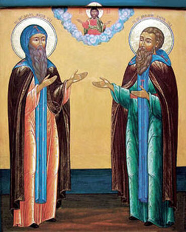 Икона: Лазарь Муромский (Мурманский), Олонецкий