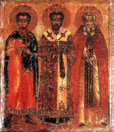 Икона: Димитрий Солунский (Фессалоникийский), Мироточивый