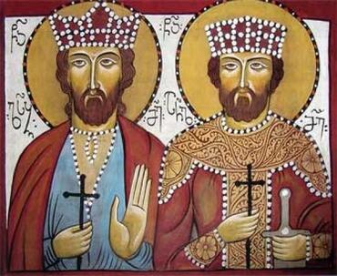 Икона: Арчил II, царь Иверский