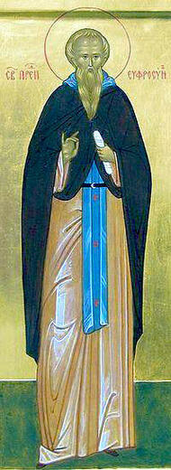 Икона: Евфросин Псковский, Спасо-Елеазаровский