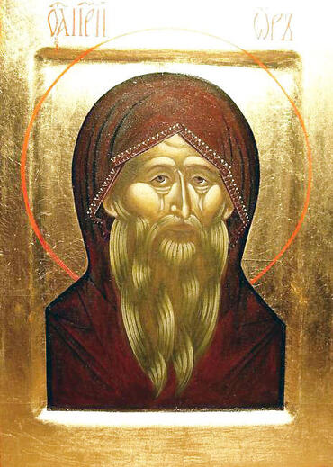 Икона: Ор Фиваидский, пустынник
