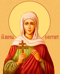 Мученица Мария Константинопольская, патрицианка