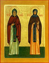 Преподобные Кирилл и Мария