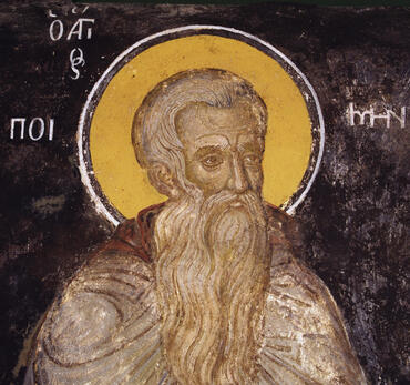Икона: Пимен Великий, Египетский