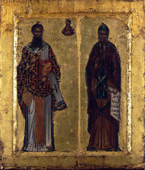 Святитель Савва, первый архиепископ Сербский и преподобный Симеон Мироточивый, царь Сербский