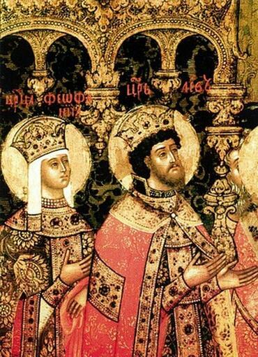 Икона: Феофания Византийская