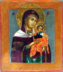 Икона Богородицы Коневская (Голубицкая)
