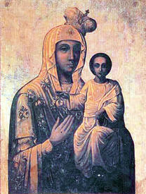 Икона Богородицы Моздокская (Иверская)