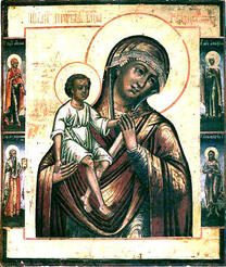 Икона Богородицы Рудненская Ратьковская