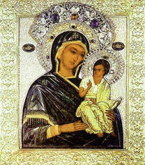 Икона Богородицы Чирская Псковская