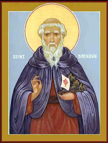 Икона: Брендан Мореплаватель