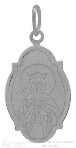 Нательная иконка св Екатерина Александрийская, фото 1