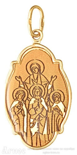 Нательная иконка Вера, Надежда, Любовь и мать их София, фото 1