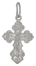 Нательный серебряный крестик детский
