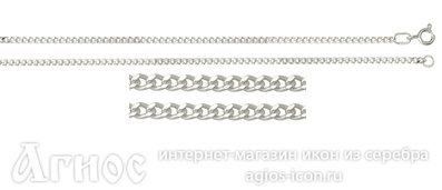 Серебряная цепь "Панцирная", 6.91 г, фото 1