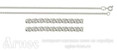 Серебряная цепь "Восьмерка", 5.40 г, фото 1