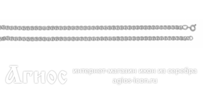 Серебряная цепь "Лав", 6.50 г, фото 1