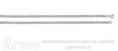 Серебряная цепь "Лав", 7.95 г, фото 1