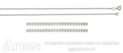 Серебряная цепь "Панцирная", 5.05 г, фото 1