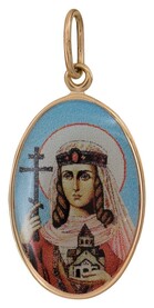 Нательная иконка царица Тамара Грузинская