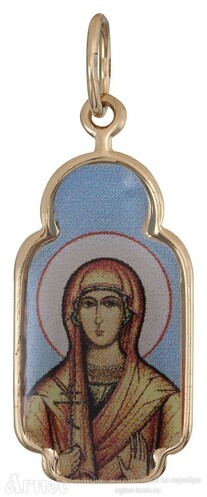 Нательная иконка Дарьи из золота, фото 1