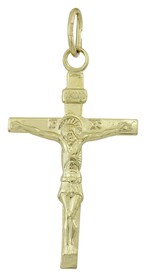 Православный нательный крест патриарший из золота
