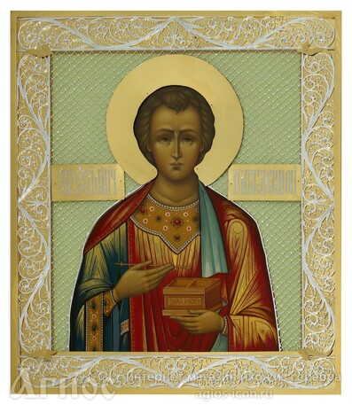 Икона Пантелеимон Целитель, фото 1