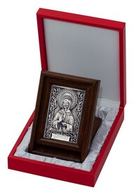 Икона Матроны Московской из серебра