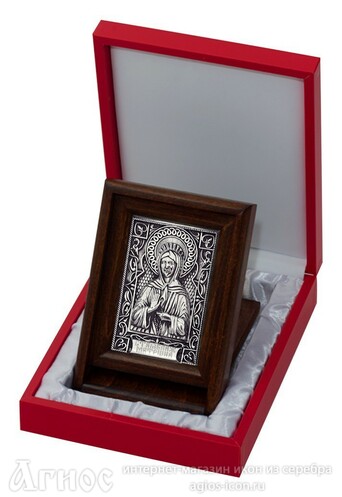 Икона Матроны Московской из серебра, фото 1