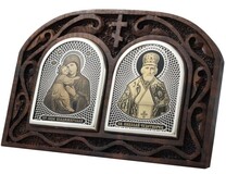Икона Богородицы "Владимирская" - Николай Мирликийский