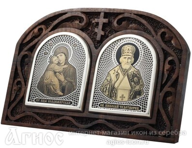 Икона Богородицы "Владимирская" - Николай Мирликийский, фото 1