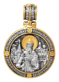 Нательная иконка князь Владимир