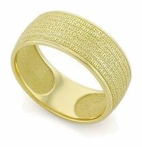 Золотое венчальное кольцо с полным текстом молитвы