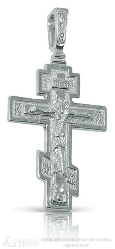 Нательный крест с Распятием и молитвой, фото 1