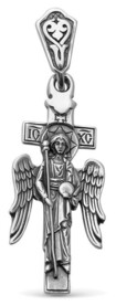 Серебряный крест Ангел Хранитель