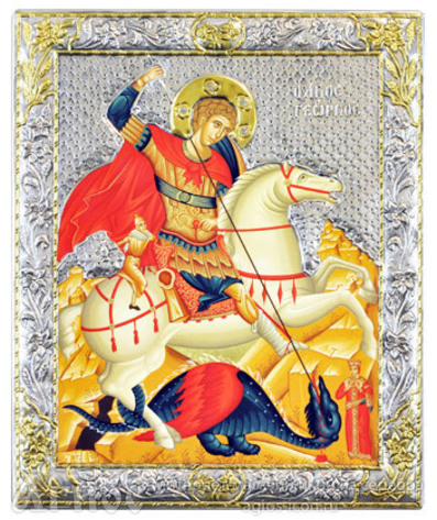 Икона "Георгий Победоносец", фото 1