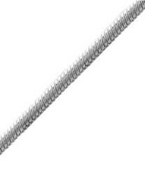 Цепочка серебряная Снейк, 1,3 мм