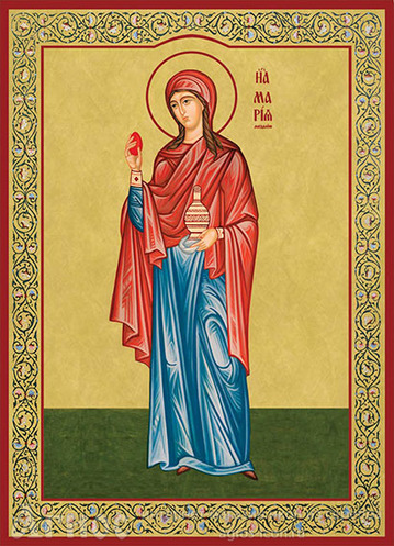 Печатная икона Марии Магдалины, фото 1
