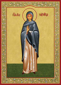 Печатная икона Анны Пророчицы