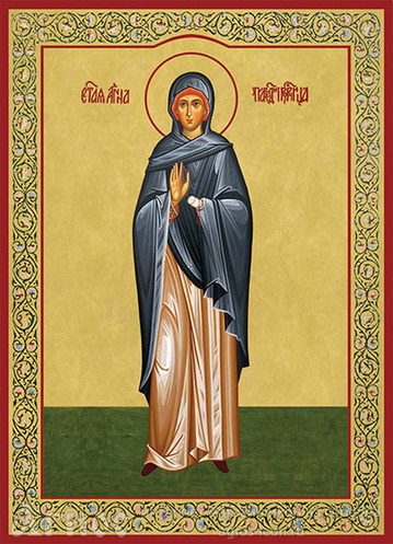 Печатная икона Анны Пророчицы, фото 1