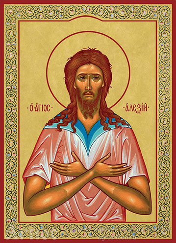 Печатная икона Алексия, человека Божиего, фото 1