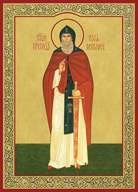 Печатная икона Илии Муромца Печерского
