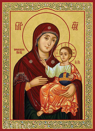 Печатная икона Пресвятой Богородицы "Вифлеемская", фото 1